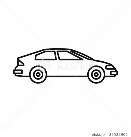 Car icon, outline style 25522902