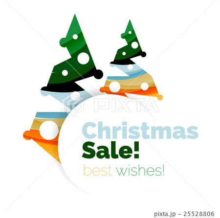 Christmas and New Year promotion banner design 25528806