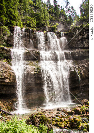 Vallesinella waterfall in Trentino Vallesinella waterfall in Trentino 25529020