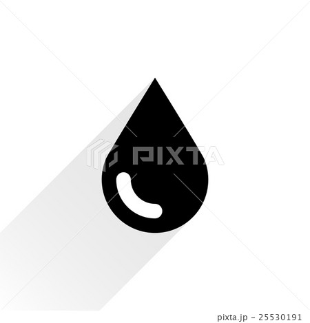 Black petroleum drop icon Black petroleum drop icon 25530191