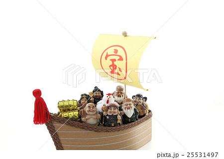 宝船と七福神 25531497