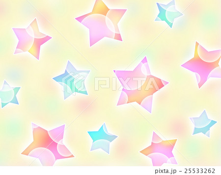 カラフルな星柄 25533262