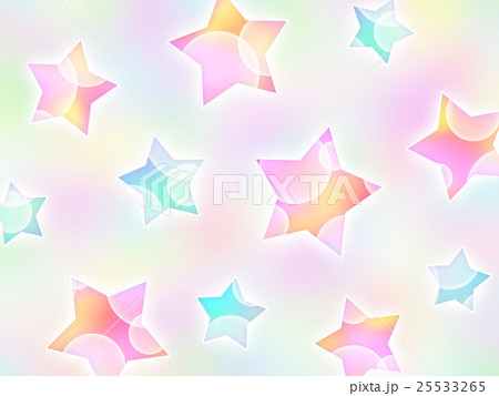 カラフルな星柄 カラフルな星柄 25533265
