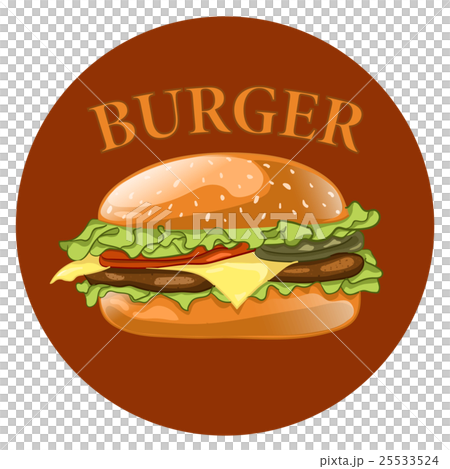 Burger. Cheeseburger vector illustration.Hamburger Burger. Cheeseburger vector illustration.Hamburger 25533524