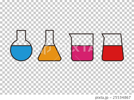フラスコとビーカー 25534867
