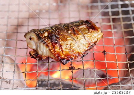 サバの炭火焼 25535237