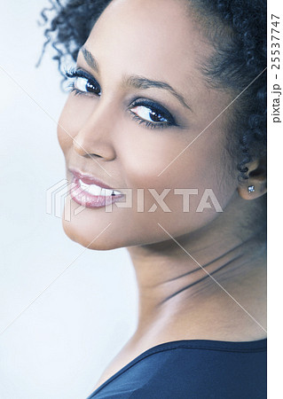 Beautiful Mixed Race African American Girl Woman 25537747