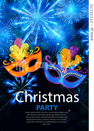 Abstract Beauty Merry Christmas and New Year Party 25538170