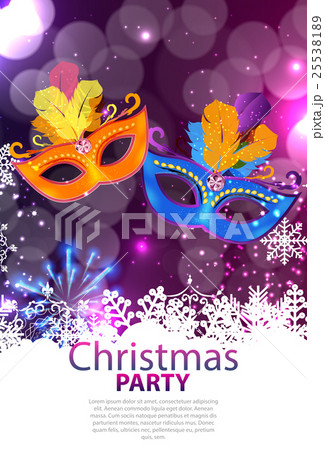Abstract Beauty Merry Christmas and New Year Party 25538189