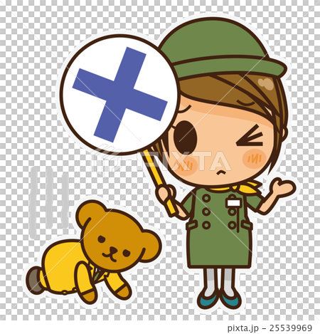 Onna-noko指南職員（綠色）貓 25539969