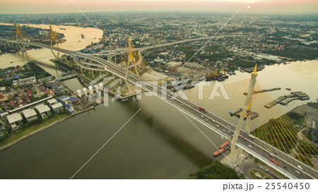 bhumiphol bridge bangkok thailand  25540450