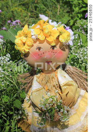 Russian homemade rag doll symbol of summer 8289 25540850
