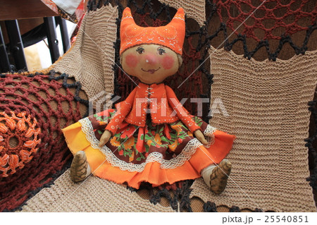 Russian homemade rag doll symbol of autumn 8291 Russian homemade rag doll symbol of autumn 8291 25540851
