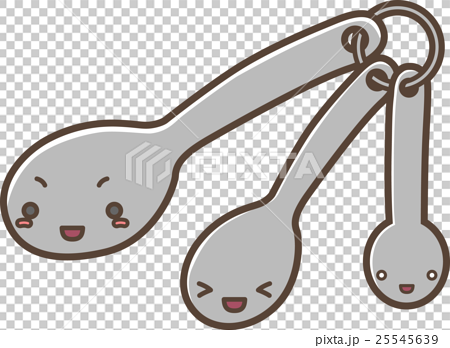 Cute measuring spoon - Stock Illustration [25545639] - PIXTA