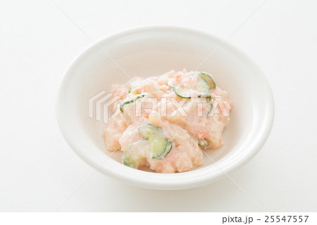 タラモサラダ 明太ポテトサラダ 白バック タラモサラダ 明太ポテトサラダ 白バック 25547557