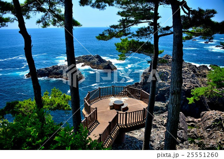 東北・三陸・碁石海岸 爽快な眺めの碁石岬展望台(5) 東北・三陸・碁石海岸 爽快な眺めの碁石岬展望台(5) 25551260