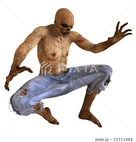 Zombie Monster 3D Illustration 25551968