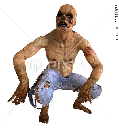 Zombie Monster 3D Illustration 25551978