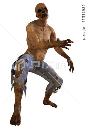 Zombie Monster 3D Illustration 25551989