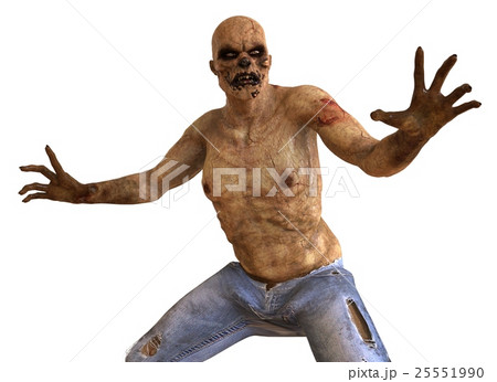 Zombie Monster 3D Illustration Zombie Monster 3D Illustration 25551990