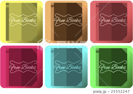 Free book icons set 25552247