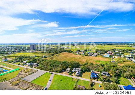 栗山川河口周辺を空撮 栗山川河口周辺を空撮 25554962