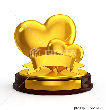 ハートのトロフィー 25556127