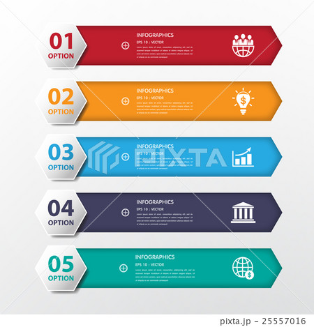 Design flat shadow step number banners /graphic. Design flat shadow step number banners /graphic. 25557016