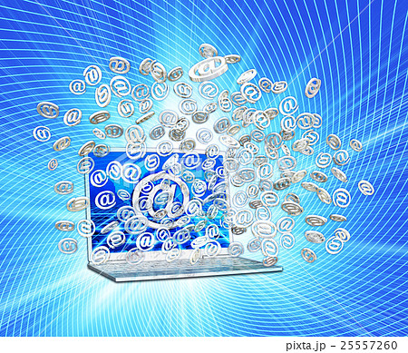 パソコンからアットマークが拡散していく 25557260