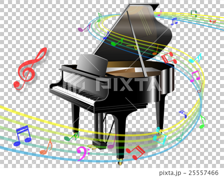 Grand piano (with note) 25557466