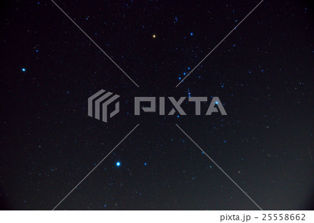 冬の大三角形とオリオン座 25558662