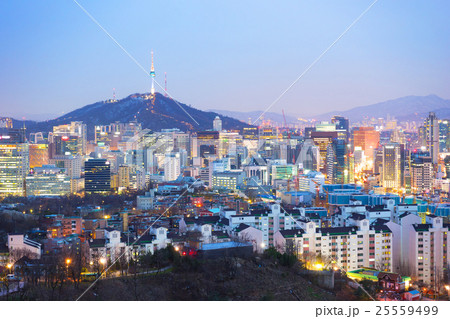 Seoul, South Korea city skyline 25559499