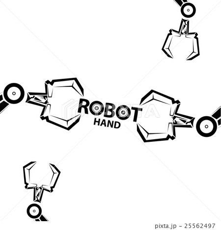 vector robotic arm symbol. robot hand. vector robotic arm symbol. robot hand. 25562497
