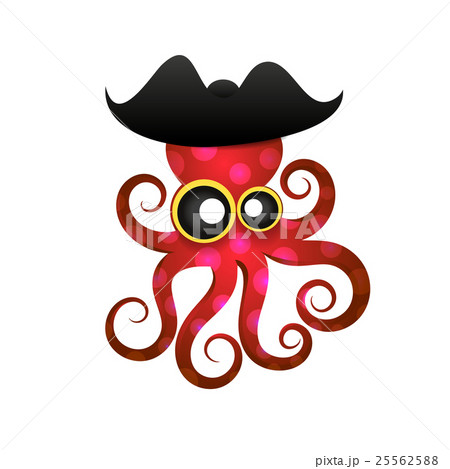Beautiful tropical octopus 25562588