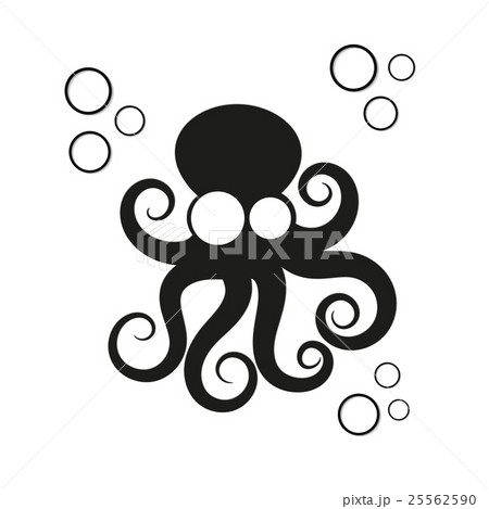Logo octopus vector illustration 25562590
