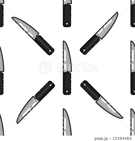 Kitchen flat icon pattern 25564463