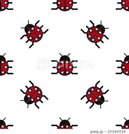 Insects flat icons pattern Insects flat icons pattern 25564544