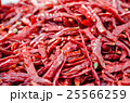 Dried red hot chilli peppers 25566259
