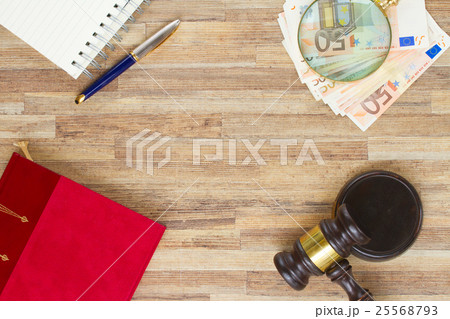 Wooden Law Gavel 25568793