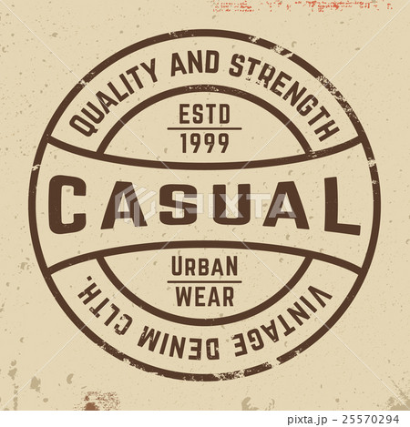 Casual vintage stamp 25570294