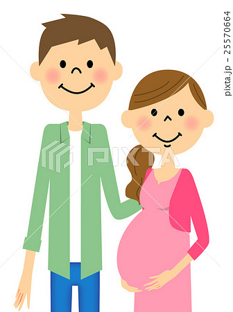 妊婦の妻と夫 25570664