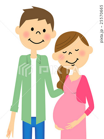 妊婦の妻と夫 妊婦の妻と夫 25570665