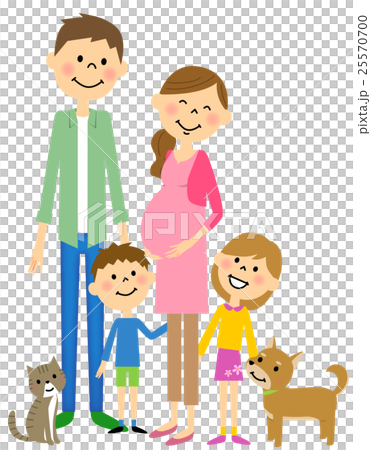 Family looking forward to the birth of a baby Family looking forward to the birth of a baby 25570700