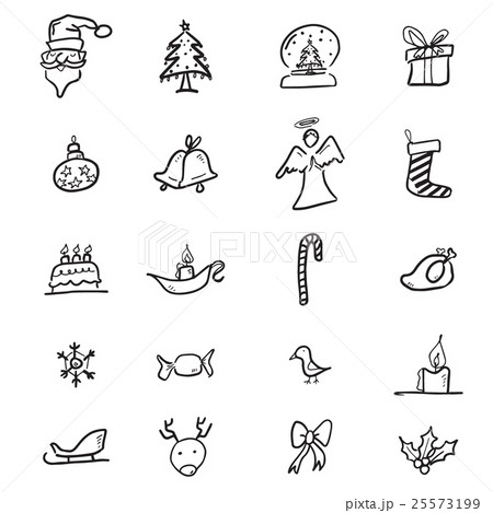 Christmas and Santa cartoon drawing 25573199