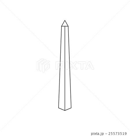 Obelisk in Buenos Aires icon, outline style 25573519