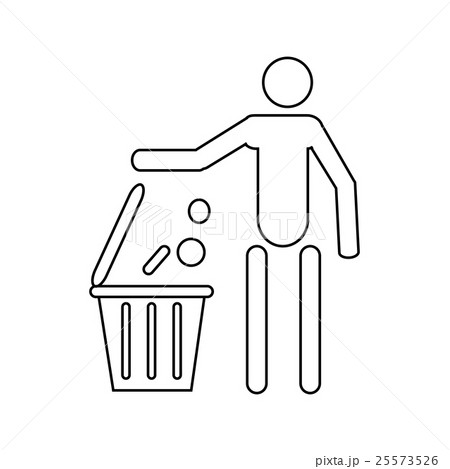 garbage man clipart black and white