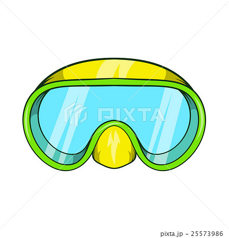 Goggles for diving icon, cartoon style 25573986