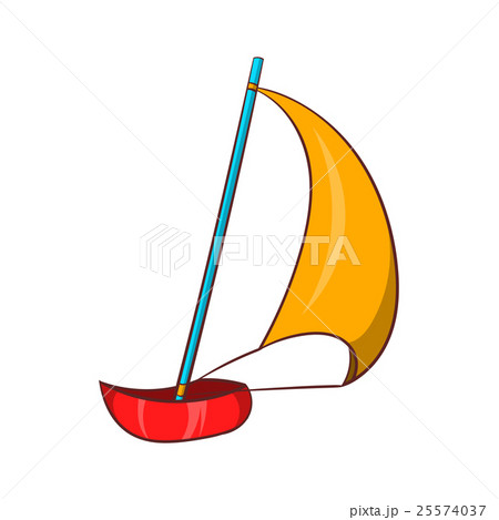 Yacht icon, cartoon style Yacht icon, cartoon style 25574037