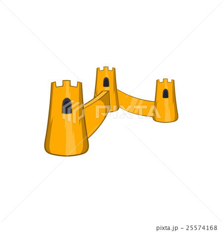 Great Wall of China icon, cartoon style 25574168