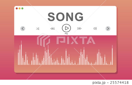 Wareform Program Melody Music Concept 25574418